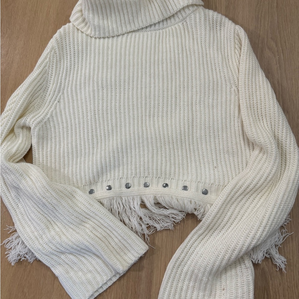 Cream lulus Cozy Cream Turtleneck Sweater